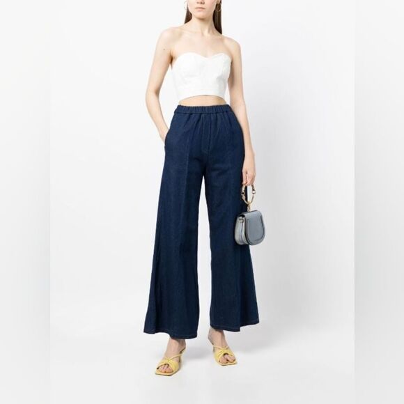 NWT Forte Forte Strapless Cropped Bustier - Picture 2 of 11